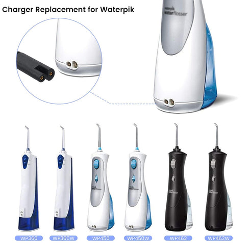 Charger Replacement for Waterpik Water Flosser WP360W WP462 WP450, Power Supply, 5ft, Black...