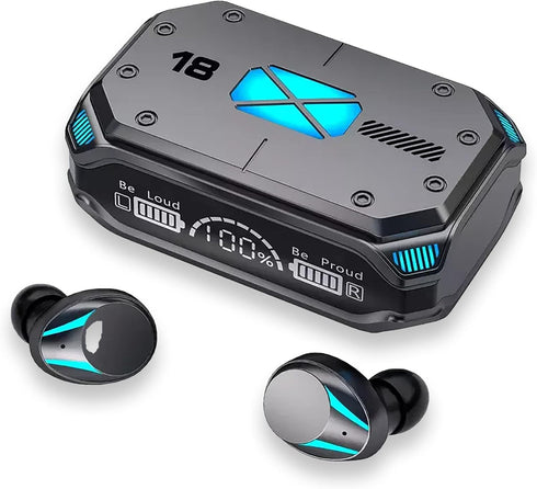 M41 Bluetooth Ear Buds, True Wireless Earbuds 120Hrs Playback with 1200mAh Battery, IPX7 Waterproof Bluetooth Earphones for Android, iPhone, PC, L...