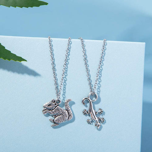 PH PandaHall 10 Style Animals Charms, 30pcs Antique Silver Tibetan Alloy Giraffe Unicorn Cat Charms Pendant Beads Charms for DIY Bracelet Necklace...