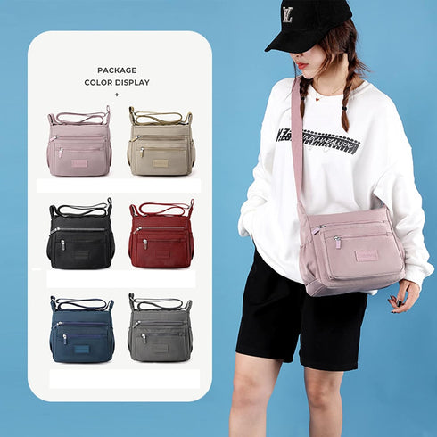 Handbags for Ladies Multi Pocket Purses for Women Messenger Shoulder Cross-body Bag...
