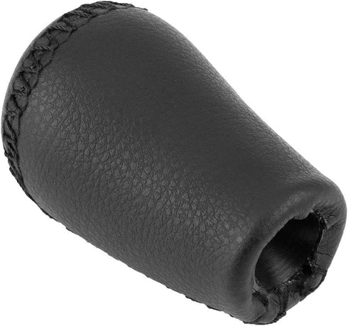 Qiilu Leather Gear Stick Shift Knob Shifter Head Cover for Mazda 3 BK BL/5 CR CW/6 II GH 05-14...