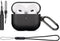 LOPIE Carbon Fiber Texture Case for AirPods 3rd Generation with Cleaner Kit - Vegan Leather Case Cover for AirPods Gen 3 (Released 2021) - Protect...