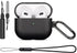 LOPIE Carbon Fiber Texture Case for AirPods 3rd Generation with Cleaner Kit - Vegan Leather Case Cover for AirPods Gen 3 (Released 2021) - Protect...
