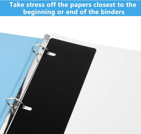 20 PCS Flat Sheet Lifters, Sheet Flatteners, Sheet Lifters Binders, Plastic Sheet Lifters, Protect Binder Page Sheet for 11-Inch x 8-1/2-Inch 3 Ri...