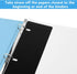 20 PCS Flat Sheet Lifters, Sheet Flatteners, Sheet Lifters Binders, Plastic Sheet Lifters, Protect Binder Page Sheet for 11-Inch x 8-1/2-Inch 3 Ri...
