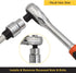 Utoolmart 2 Pcs 1/4 Inches Drive 6-Point Shallow Socket, 5.5mm Metric Chrome Vanadium for General Repairs...