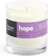 Hope, Inspirational 8oz Highly Scented Candle, Soy, Made in USA, Great Message, Pure Essential Oils, Holiday Gift, Aromatherapy, 100% Pure, Vanill...