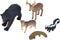 Wild Republic Skunk, Black Bear, Deer, Coyote, Salamander, Kids Gifts, Educational Toys, Wilderness Polybag, 5-Pieces , Wilderness Series 1...
