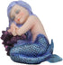 Ebros Under The Sea Blue Child Mermaid Sleeping On Coral Statue Enchansia Mergirl Decorative Figurine...