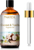 3.38FL.OZ Coconut & Vanilla Fragrance Oils for Aromatherapy, Essential Oils for Diffusers for Home, Perfect for Diffuser, Yoga, DIY Candle and Soa...