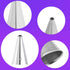 GOOTRADES 7 Pcs-Set Cake Decorating Tips (5 Writing Tube,1 Coupler,1 Silicone Pastry Bag)...
