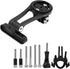 Thinvik Out-Front Extended Mount&Bike Computer Mount for Garmin,Adjustable Angle Combo Mount for Garmin Edge 1040 1030 840 830 540 530 130 - CNC A...