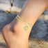 Dainty Ankle Bracelets for Women? 18K Gold Plated Anklets Minimalist Beach Letter Foot Chain Jewelry Gifts...