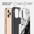 BURGA Phone Case Compatible with iPhone 11 PRO - Hybrid 2-Layer Hard Shell + Silicone Protective Case -Fatal Contradiction Black and White Marble ...