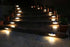 Solar Powered Step Lights (2-Pack) - Elegant Curved Modern Design with 4 LED. Energy efficient Constant Lighting Mode Provides Soft, White Light. ...