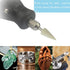 Luo ke 10mm Wool Felt Polishing Bits - 1/8'' Shank Conical Shape Wool Felt Buffing Polishing Points for Dremel Rotary Tool (Pack of 12)...