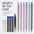 Cute Mechanical Pencils Set 0.7 mm Triangular 6 Pencils 4 Tubes Leads 1 Eraser Pastel Candy Colors Aesthetic lead pencils for School Writing Draft...