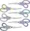 8.5" Scissors, 6 Pack Scissors All Purpose with Soft Comfort-Grip Handles, Sharp Scissors for Office Home DIY Craft Sewing Fabric Craft Supplies, ...