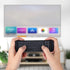iPazzPort Mini Bluetooth Keyboard Ergonomic with Backlit Wireless Portable Rechargeable QWERTY Keyboard for Apple TV 4K Fire TV Smart TV/Phone and...