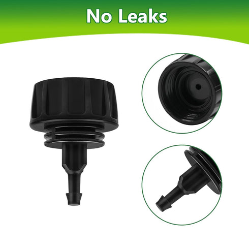 8 Pcs 3/4 in. Female Pipe Thread to 1/4 in. Drip Tubing Adapter, 3/4 Inch Faucet PVC Adapter Connect 3/4" FHT Faucet for 1/4" Drip Line, 3/4" to 1...