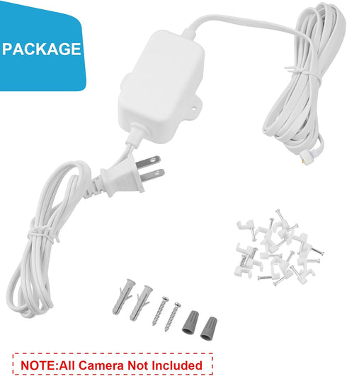 Power Cable Compatible with Google Nest Cam Outdoor or Indoor, Battery(2nd Generation) - 16.4 ft/5m 5V 2A Charging Cable Power Your Nest Cam (Batt...