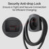 Tera EV Charger Holder for SAE J1772 Charger Electric Car Wall Mount Connector Charging Cable Holder Organizer All Weather Electric Vehicle Chargi...