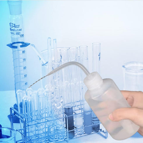 250ML 2PC Plastic Squeeze Bottle Safety Rinse Bottle Wash Bottle Squeeze Watering Can Water Squirt Irrigation Bottle Tattoo Wash Bottle 250ML Medi...