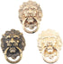 3Pcs Phone Holder Metal Lion Mobile Phone Ring Stand Universal Desktop Bracket Plating Retro Style Lion Head Finger Holder Buckle...
