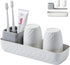 Toothbrush Holder for Bathrooms, Toothbrush Organizer Countertop for Toothbrush Storage, Toothbrush and Toothpaste Holders Set with 3 Slots, Tooth...