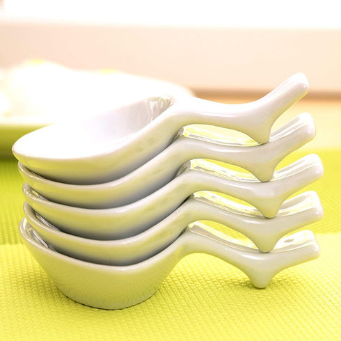 6 Pcs Chinese Fine Porcelain Chopsticks Spoon Fork Rest Holder Knife Holder (Set of 6)...