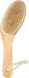 Bamboo Curved long handle Dry Brushes, Dry Body Brush for Dry Skin, Blood Circulation, Cellulite Treatment?Wet and Dry Brush Suitable for All Kind...