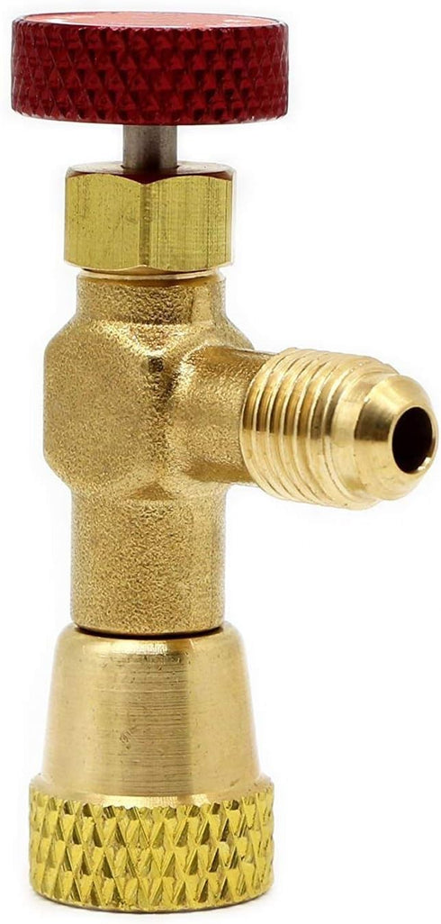 R410A Refrigerant Charging Valve 1/4'' - 5/16'' Copper Flow Control Valves,can Opener for Charging Hose...