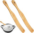 2Pcs Wooden Spatula for Cooking, Sourdough Spurtles Kitchen Tools Wooden Spurtle Spatula Dough Stir with Hanging Holes Sourdough Spatula, Kitchen ...