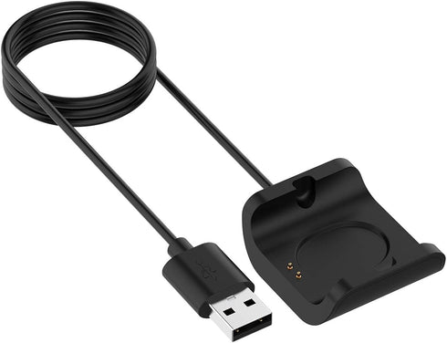 2-Pack Charger Compatible with Amazfit bip S Charger Replacement Charging Dock 3.3ft USB Cable for Amazfit Bip S A1805...