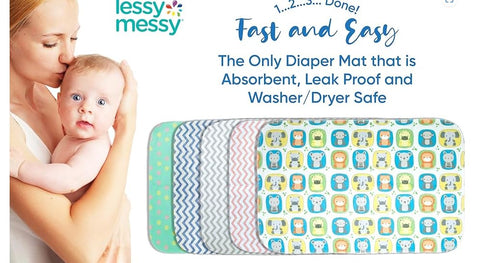 Diaper Changing Mat - Changing Pad Portable The Only Baby Changing Pad That is Washer Dryer Safe - Baby Changing Mat Extra Large Waterproof Diaper...