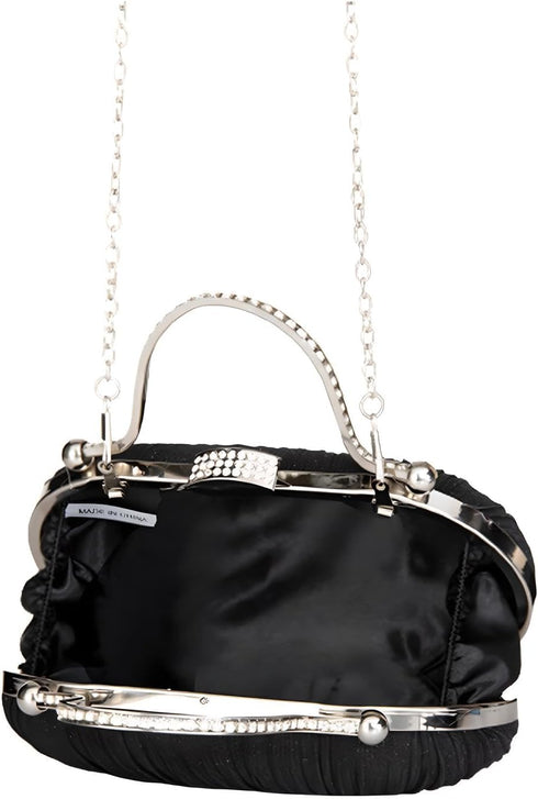 jessie Evening Bags and Clutches, Women's Evening Handbags Rhinestone Cocktail Prom Formal Clutch Purses for Women Wedding...