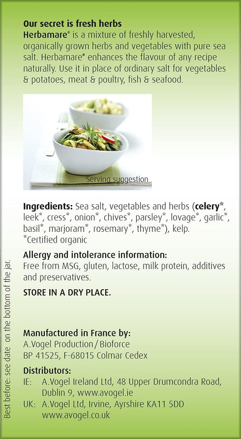 A.Vogel - Herbamare Sea Salt, Herbs and Vegetables - 250g...