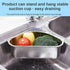 For Creative Stainless Steel Basket Draining Quickly Dry Clean Keeping Hanging Standing In Sink Stable And Convenient Filter Basket Holder For Kit...