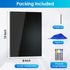 MaxGear Black Acrylic Dry Erase Board with Magnetic Strips,12"x 8" Small Magnetic Whiteboard for Fridge with 5 Markers and 1 Eraser, Refrigerator ...