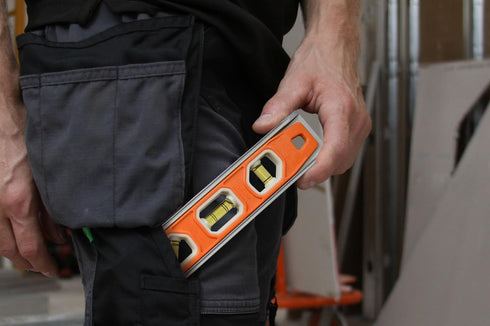 Johnson Level & Tool 1435-0900 Magnetic Glo-View Torpedo Level, 9", Orange, 1 Level...