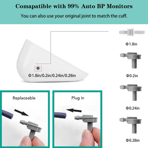 Extra Large Cuff Compatible with Omron 9”-21” Inches, HYINUS XL Blood Pressure Cuff Adult Arm BP Replacement Cuff for Big Arm-15...