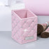 LORYP Makeup Brush Holder Crystal Brushes Cup Pink PU Make up Brush Case Bag Storage for Women...