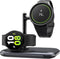 Dual Watch Charger Stand for Samsung Watch 7/6, Foldable 2 in 1 Watch Charging Station for Samsung Watch Series, Wireless Charger Dock Compatible ...