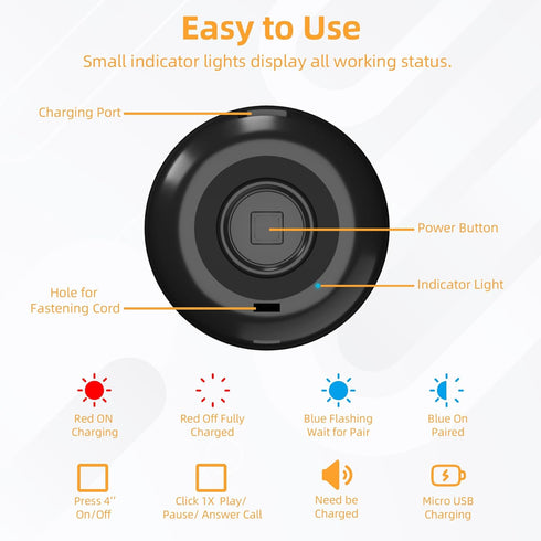 2Pack Portable Mini Speaker, Bluetooth Tiny Speaker, Wireless Mini Speaker for Shower, Room, Bike, Rechargeable Battery, Built-in Microphone, Cute...