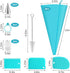 ALLTOP Piping Bags and Tips Set -Ultimate Cake Decorating Supplies Kit - Included 2 Reusable Silicone Bag, 2 Couplers, 12 Frosting Tips, 2 Ties, 3...