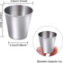Ruisita 12 Pieces Stainless Steel Shot Cups Stainless Steel Shot Glass Drinking Tumbler (1 Ounce/30 ml)...