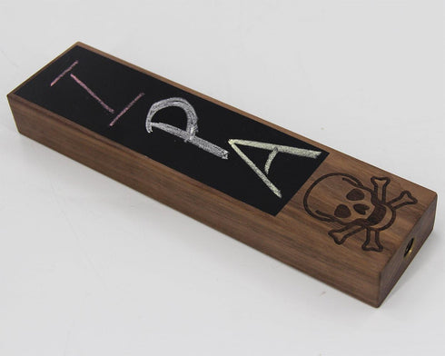 Sports Bar Beer Keg Tap Handle, Zombie Keg Handles for Bar Brewery, Walnut Wood with Chalkboard, 8" L X 2" W...