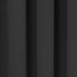 ECLIPSE Tricia Modern Room Darkening Thermal Rod Pocket Window Curtains for Bedroom (2 Panels), 26"W x 63"L, Black...