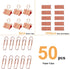 Acrylic Desktop Stapler with 1000 26/6 Staples, 6 Binder Clips & 50 Paper Clips, Desk Accessory Kit for Home Office School (Rose Gold)...