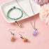 Cheriswelry 100pcs Glass Bottle Pendants Resin Fruit Juice Charms Colourful Drink Cup Milk Tea Dangle Pendants with Loop Hang Ornament Decoration ...